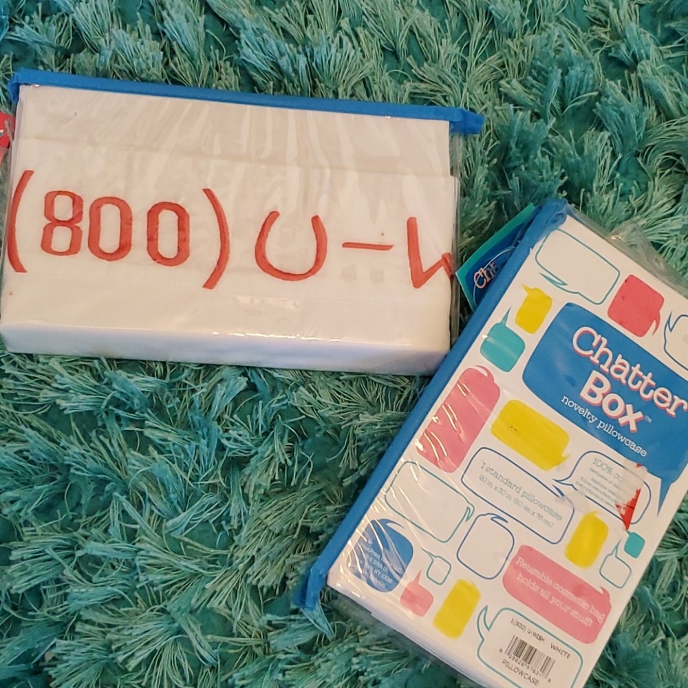 nip 2 1 800 u wish white pillowcase chatter box